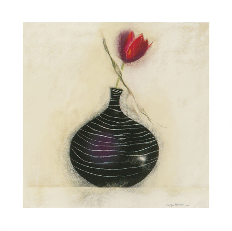 Tulipe in scharzer Vase I 